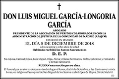Luis Miguel García-Longoria García